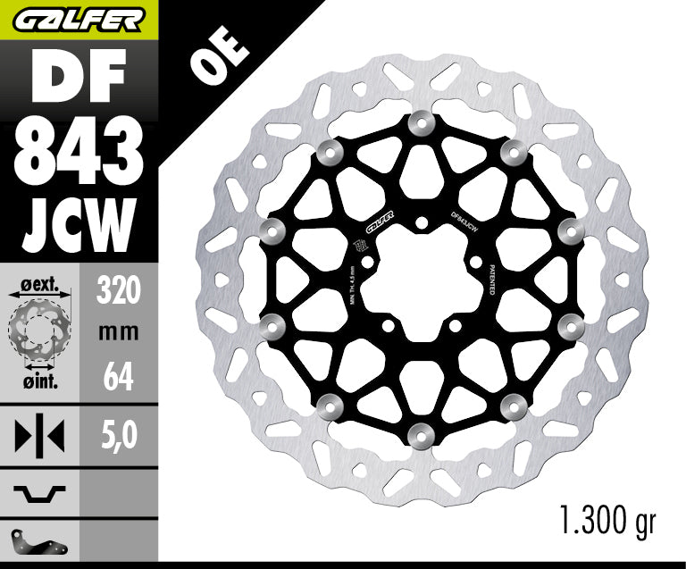 Galfer bremseskive for | 800MT-X, 800MT Explore, 1000MT-X