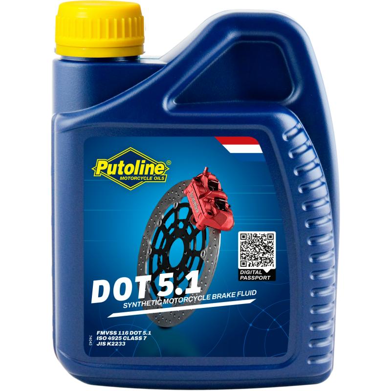 Putoline bremsevæske DOT 5.1, 500ML | ALLE MODELLER