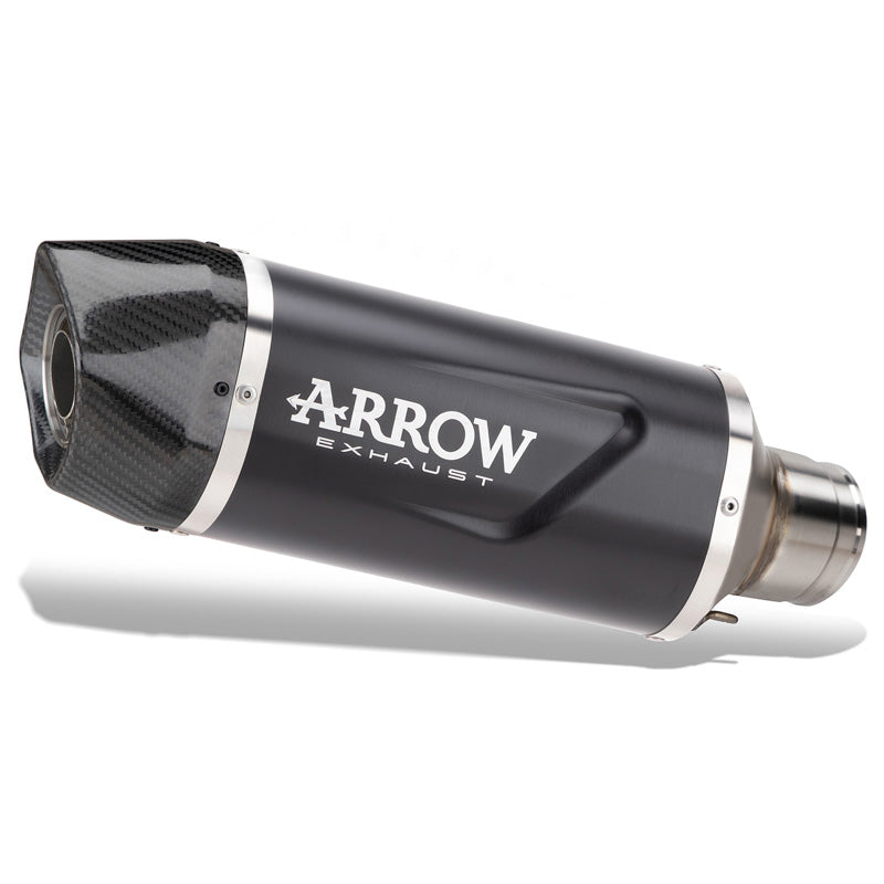 Arrow slip-on udstødning, sort | 800MT-X, 1000MT-X